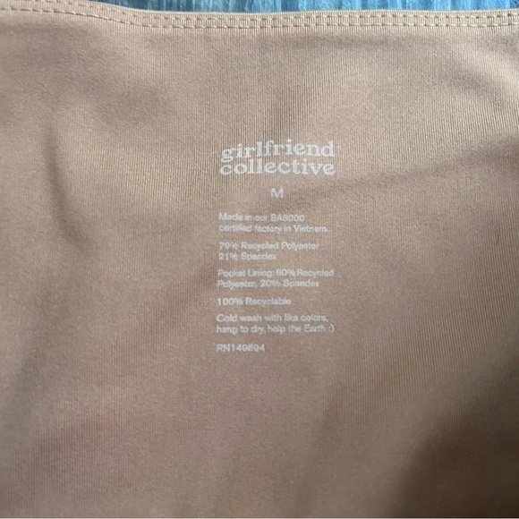 Girlfriend Collective High Rise Compressive Leggings in Twig Sz M - Picture 7 of 7